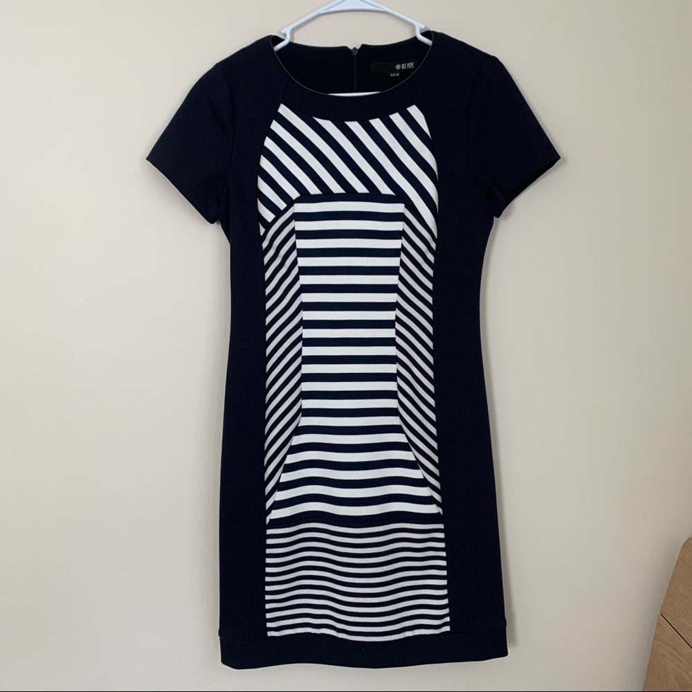 NWOT Blue Pepe stripe dress